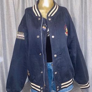 The Disney Store Winnie the Pooh Vintage Blur Varsity Jacket Tigger